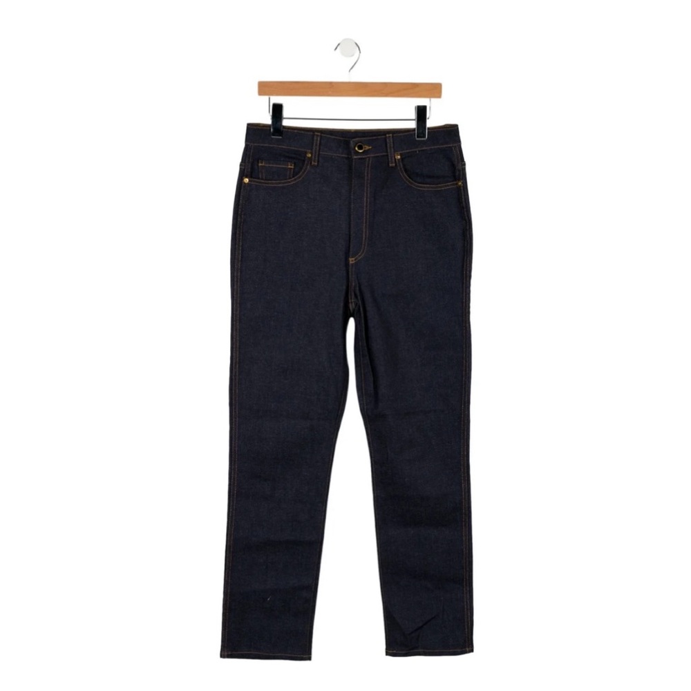 KHAITE Blue Boot Cut Jeans